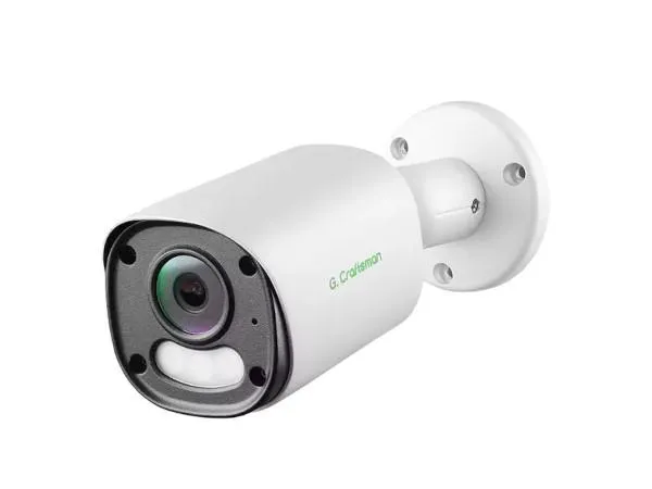 NJU - Zestaw 4 kamer G.Craftsman Tuba 5MP 30 kl/s Białe