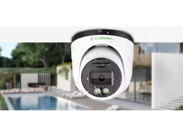 NJU - Zestaw 4 kamer G.Craftsman Kopułka 5MP 30 kl/s Białe