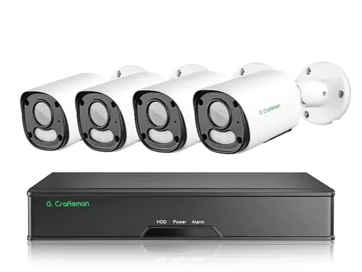 NJU - Zestaw 4 kamer G.Craftsman Tuba 5MP 30 kl/s